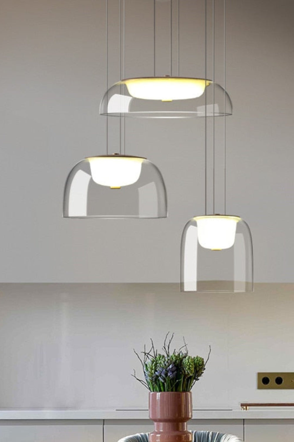 CLIFTON Glass Pendant Light - morylighting