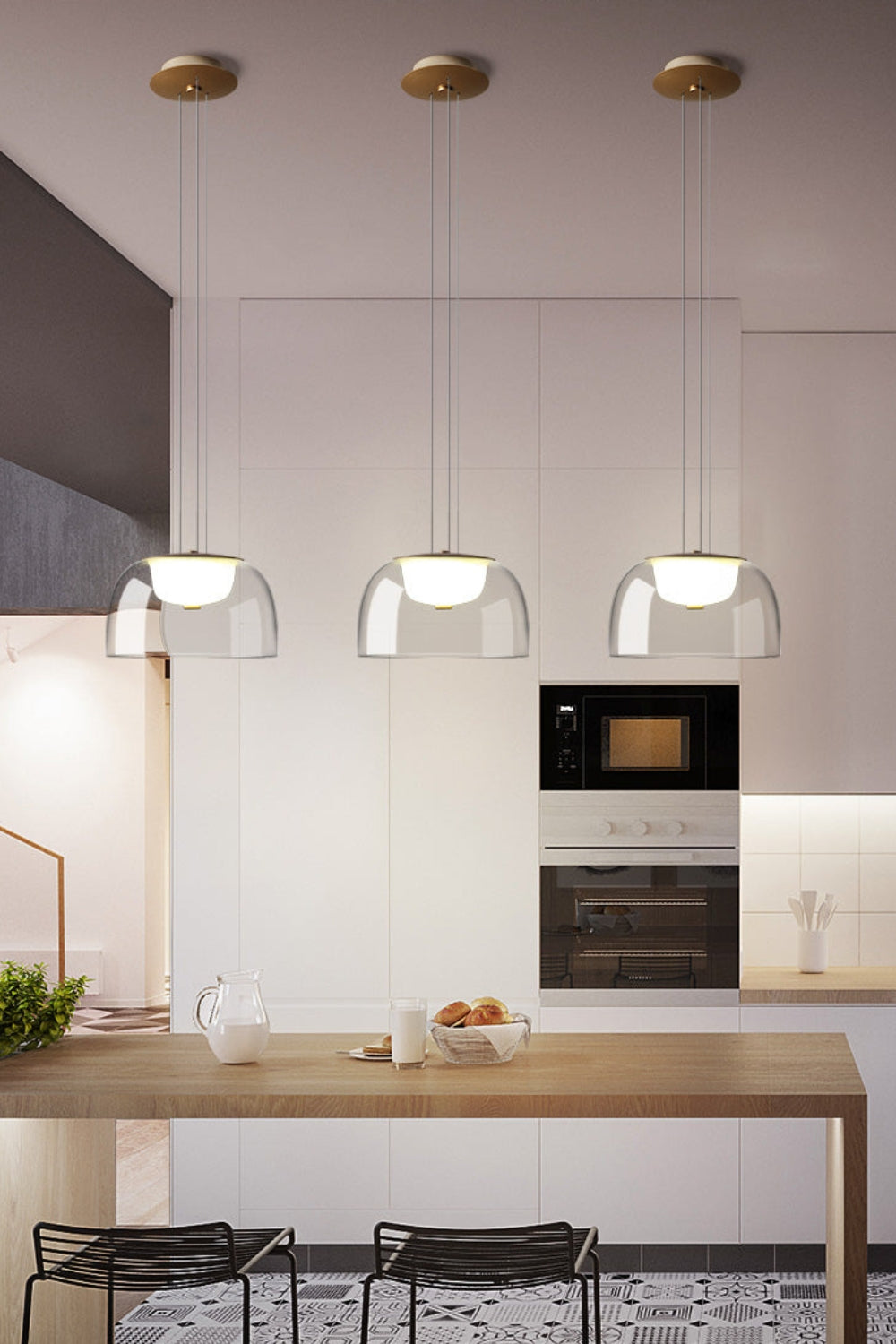 CLIFTON Glass Pendant Light - morylighting