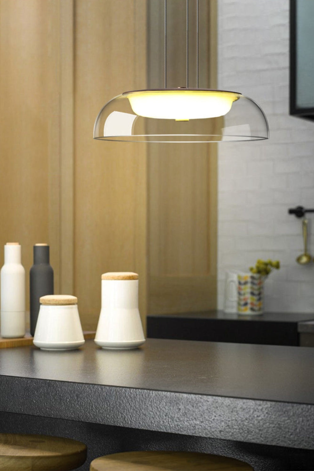 CLIFTON Glass Pendant Light - morylighting