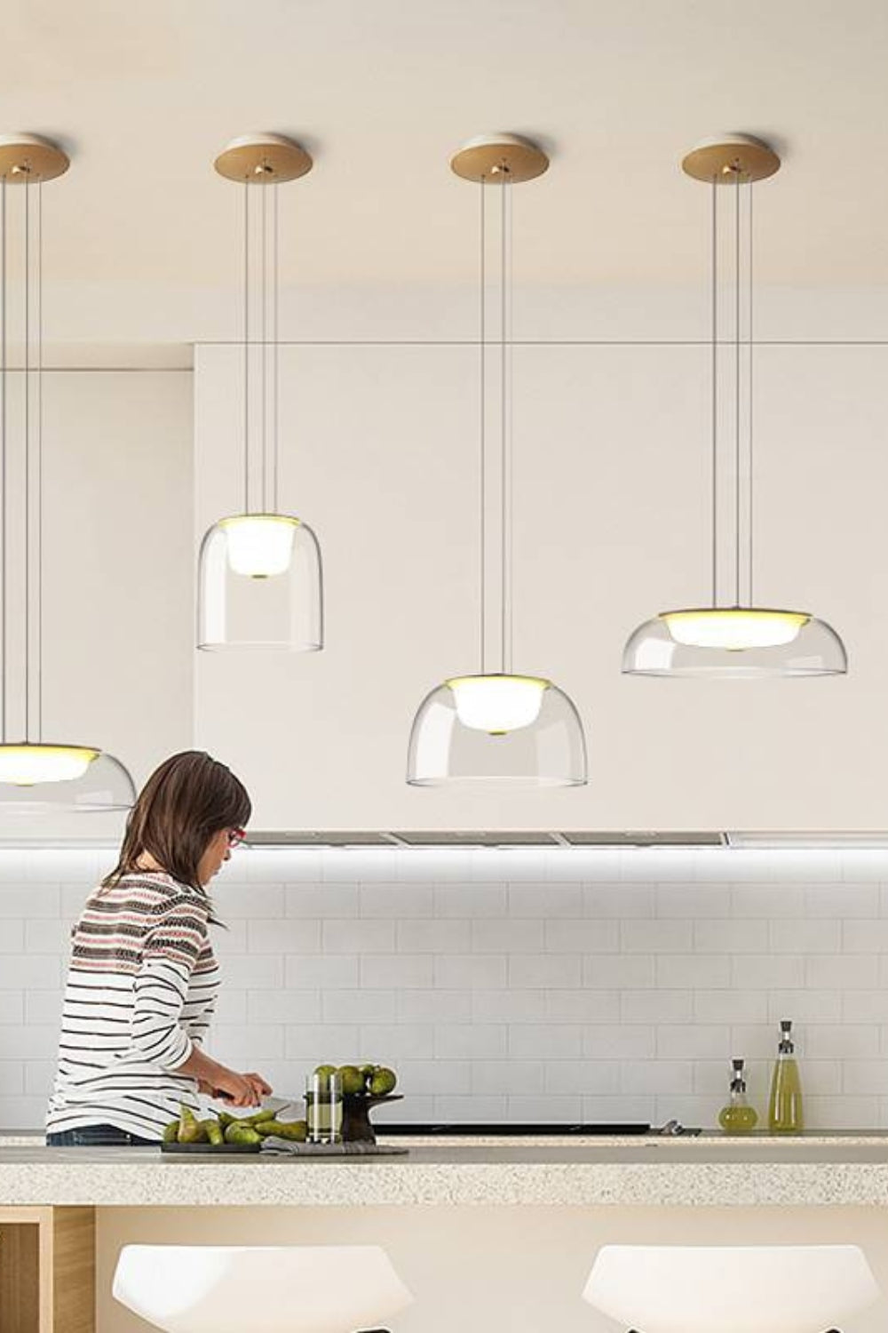 CLIFTON Glass Pendant Light - morylighting
