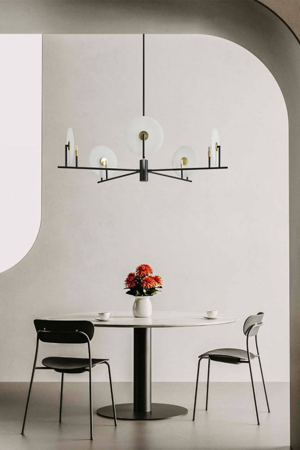Callisto Marble Chandelier - view 3 | morylighting