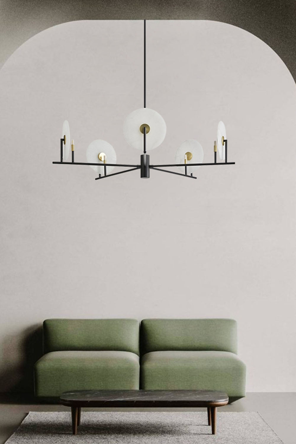 Callisto Marble Chandelier - view 10 | morylighting