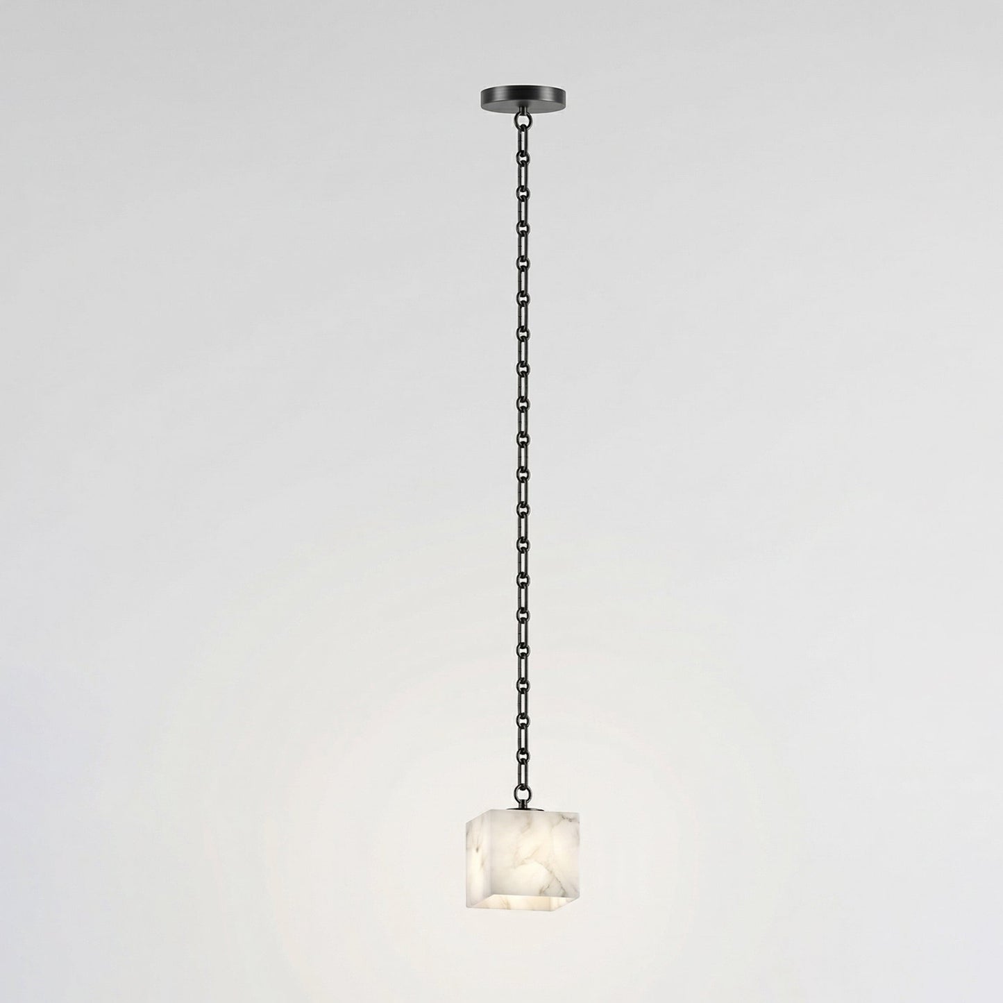 Cascade Chain Cube Chandelier
