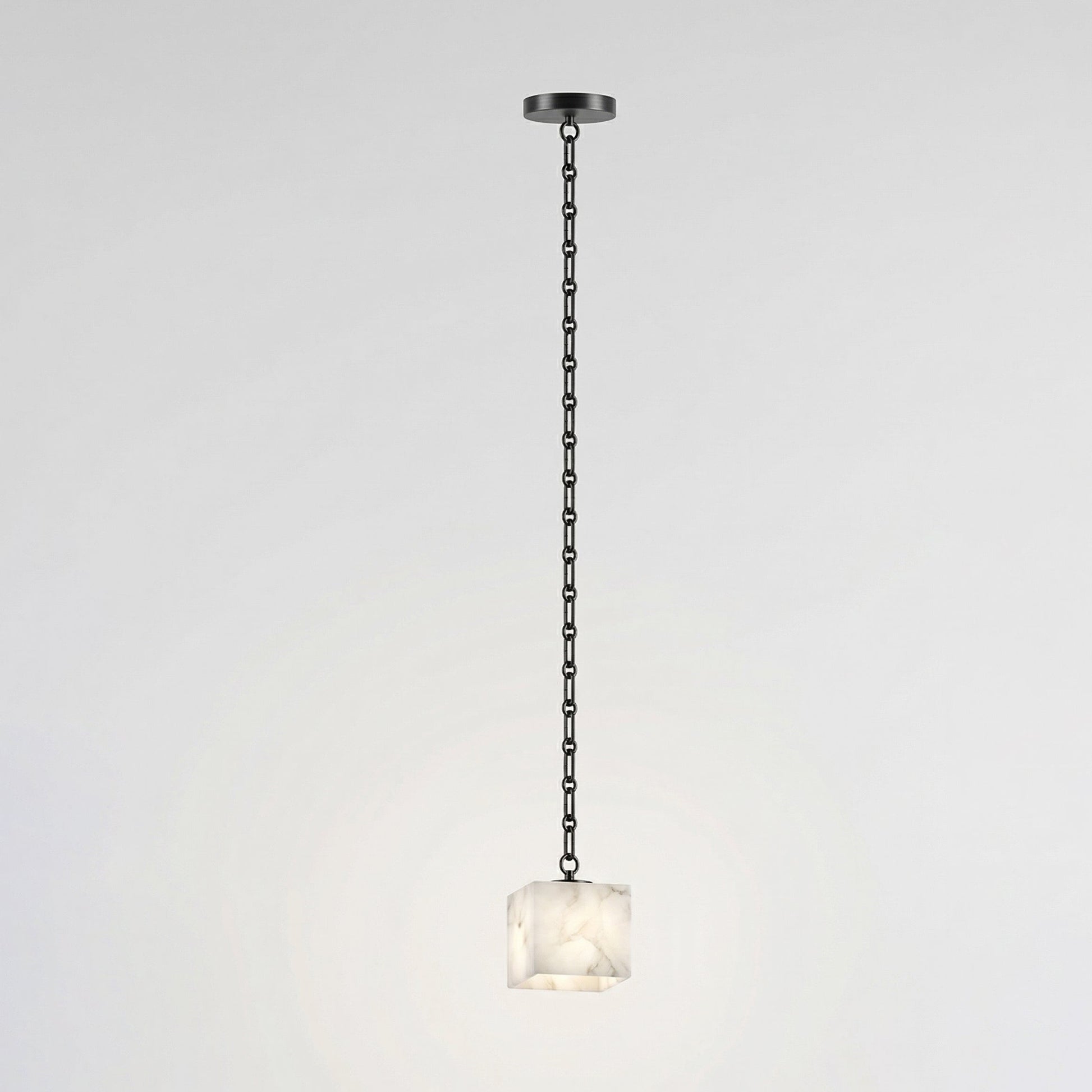 Cascade Chain Cube Chandelier