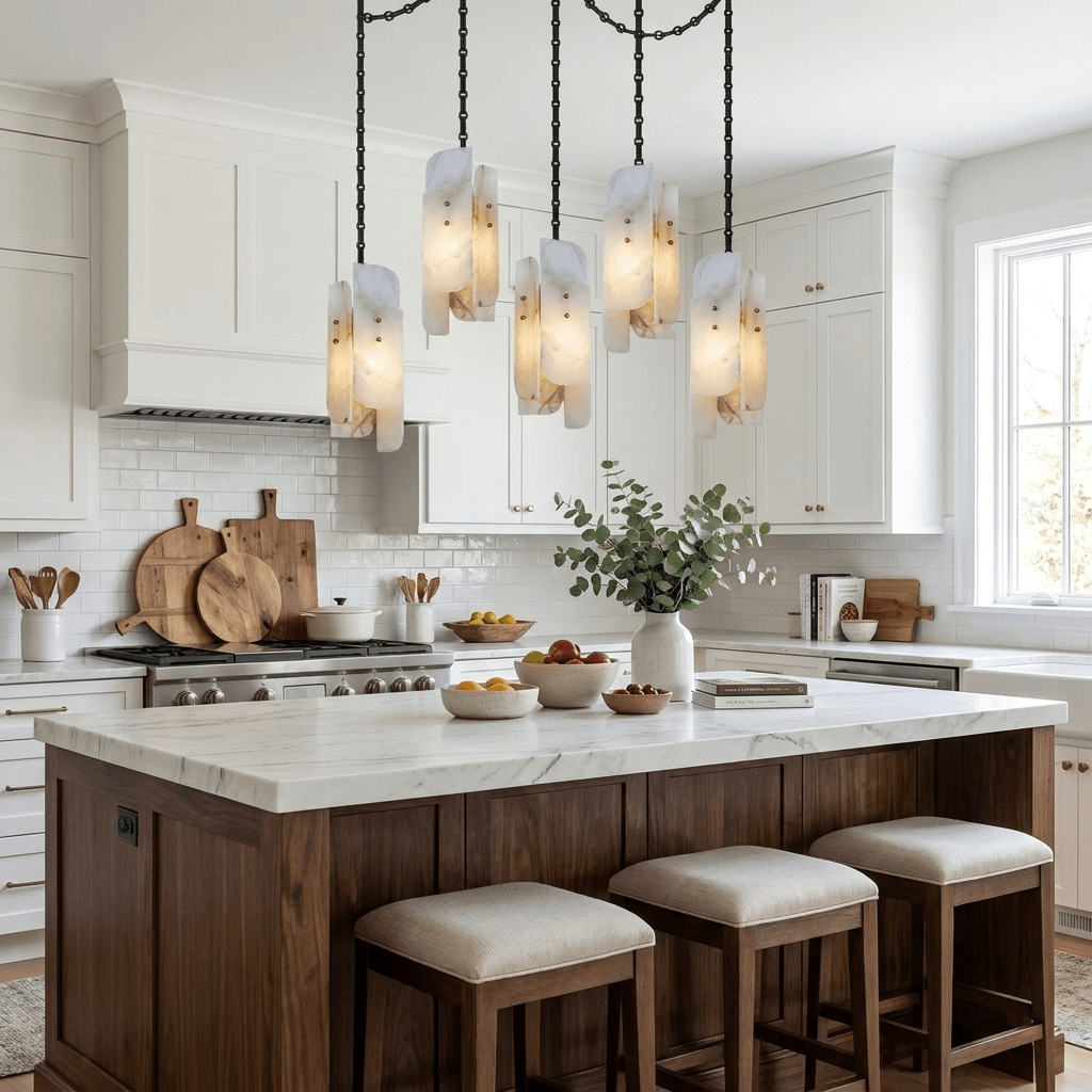Cascading Chain Cluster Chandelier