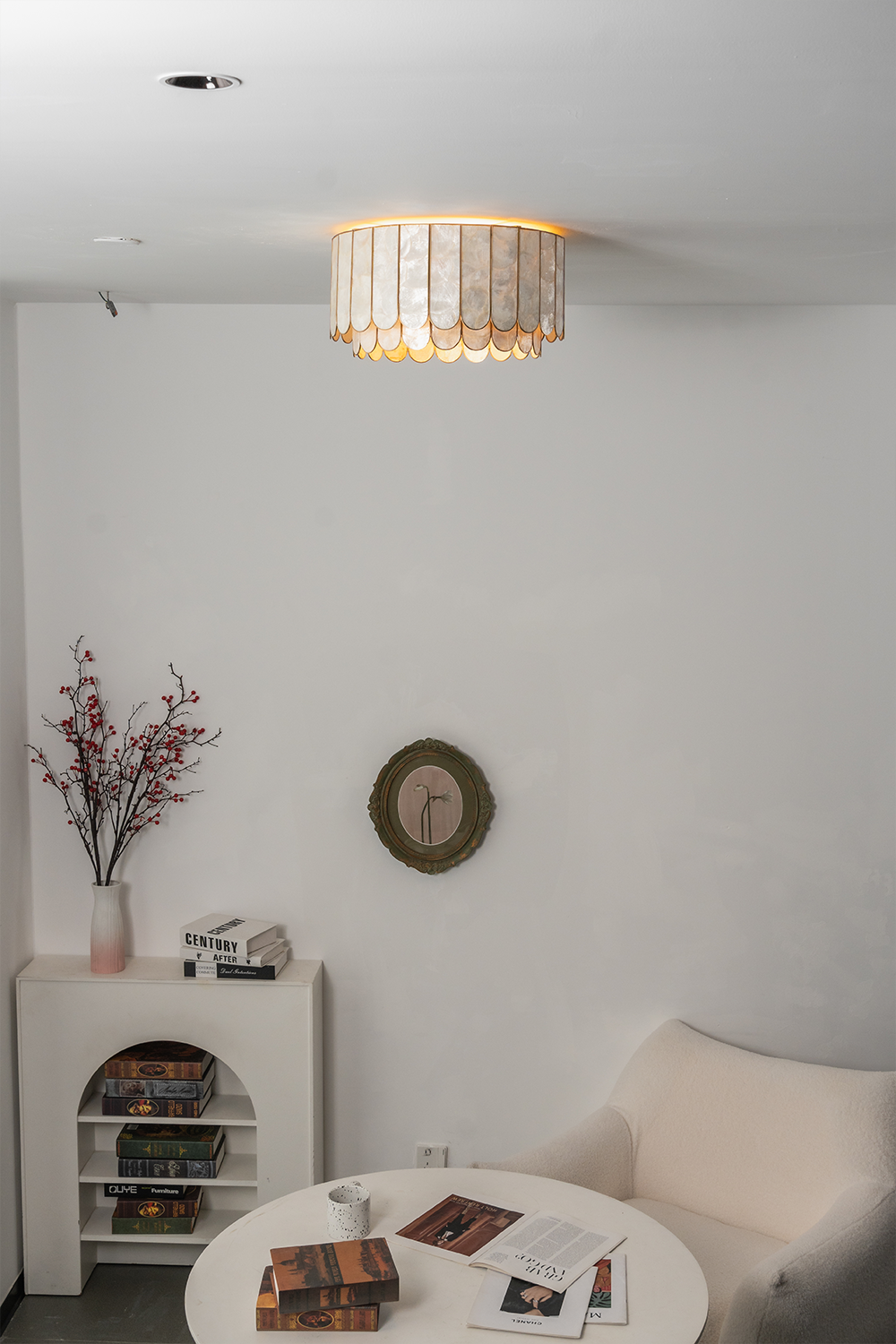 Ceiling Luxury Shell Ceiling Light | morylighting