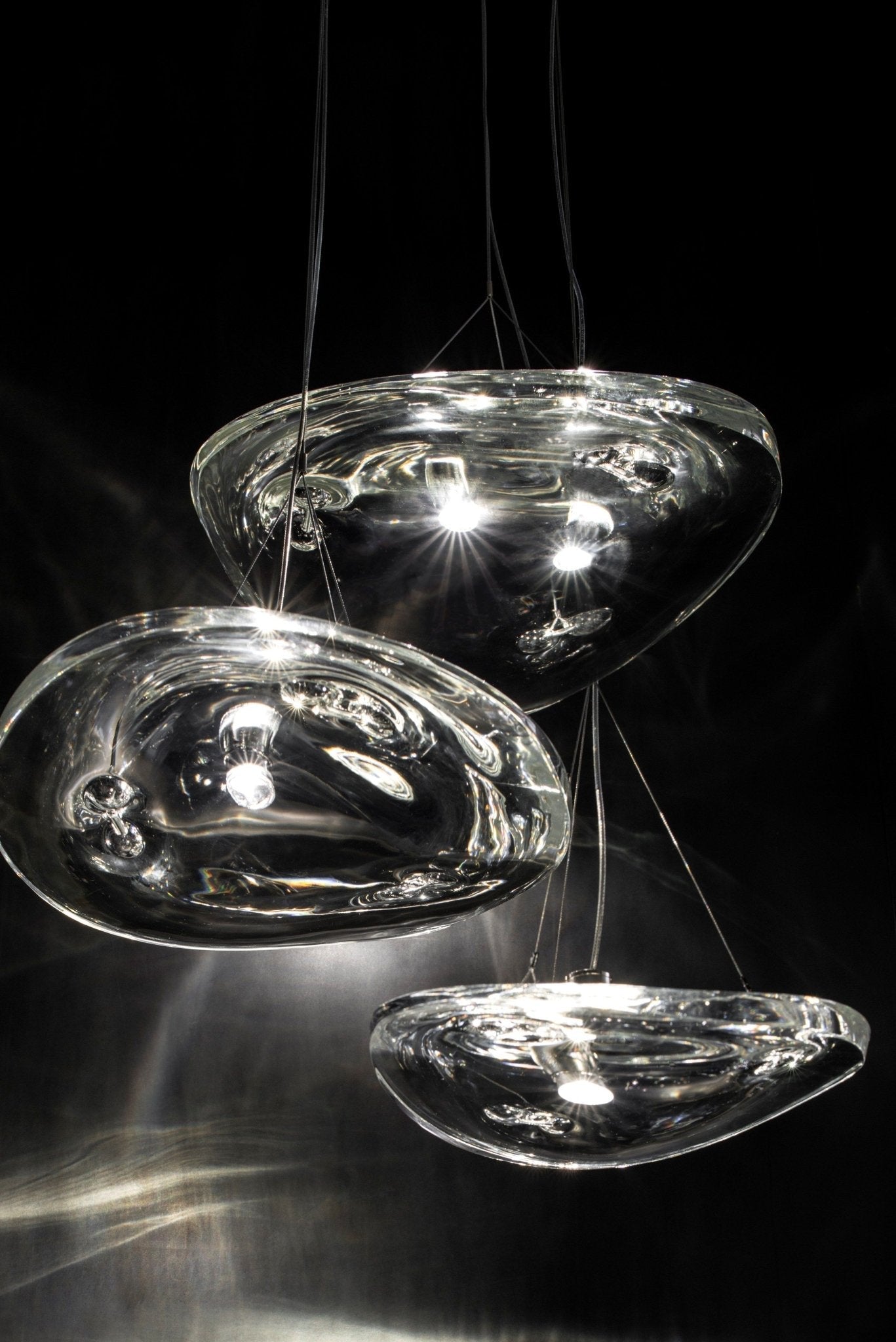 Manta Drift Class Crystal Chandelier