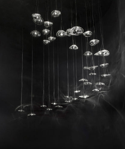 Manta Drift Class Crystal Chandelier