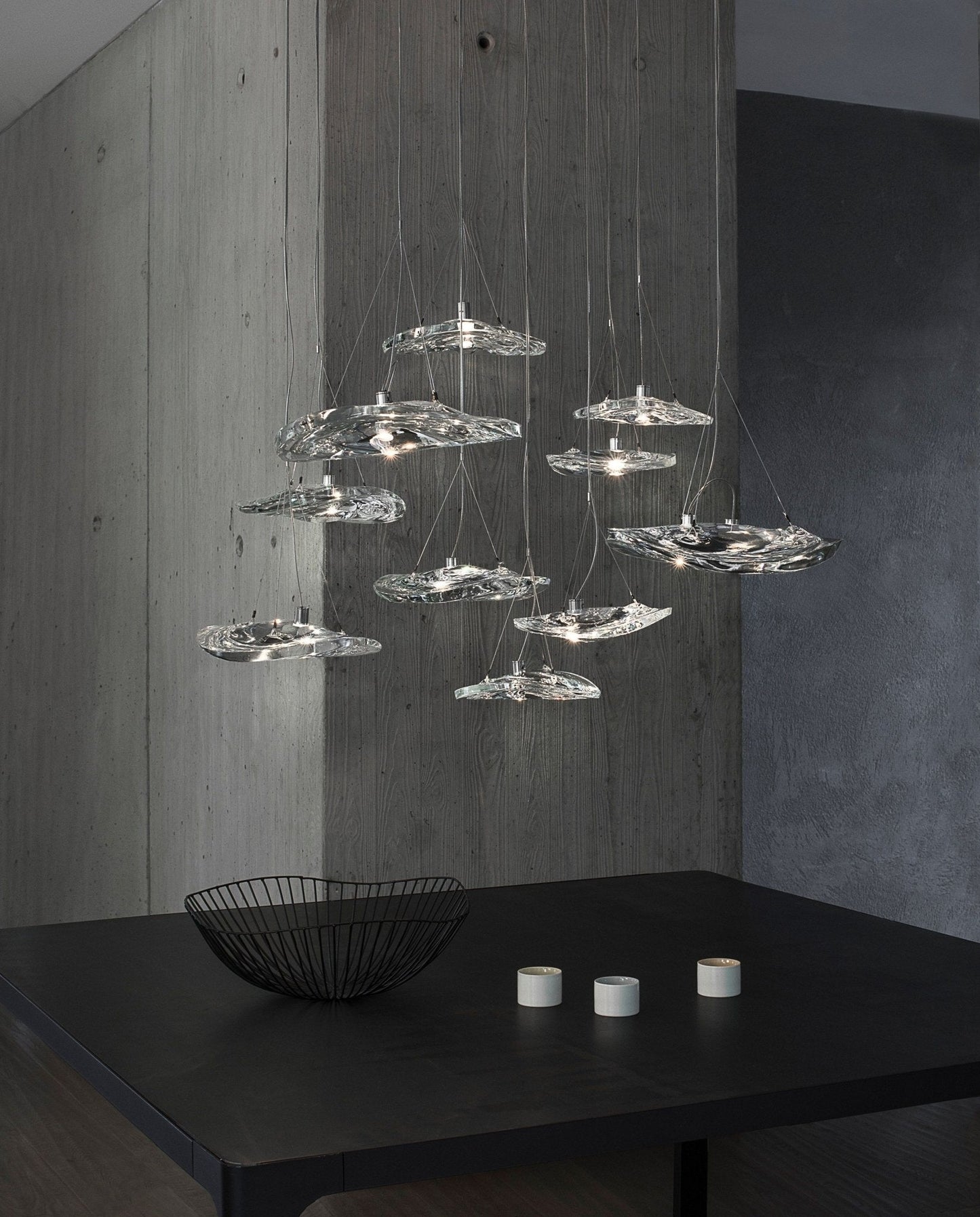 Manta Drift Class Crystal Chandelier