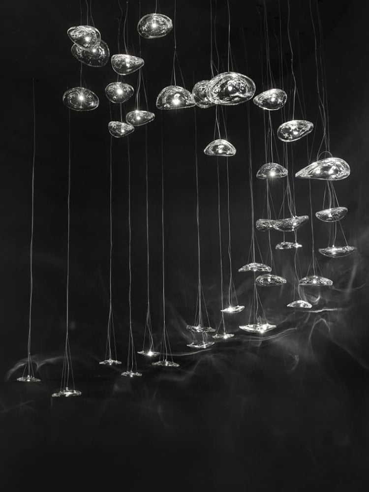 Manta Drift Class Crystal Chandelier