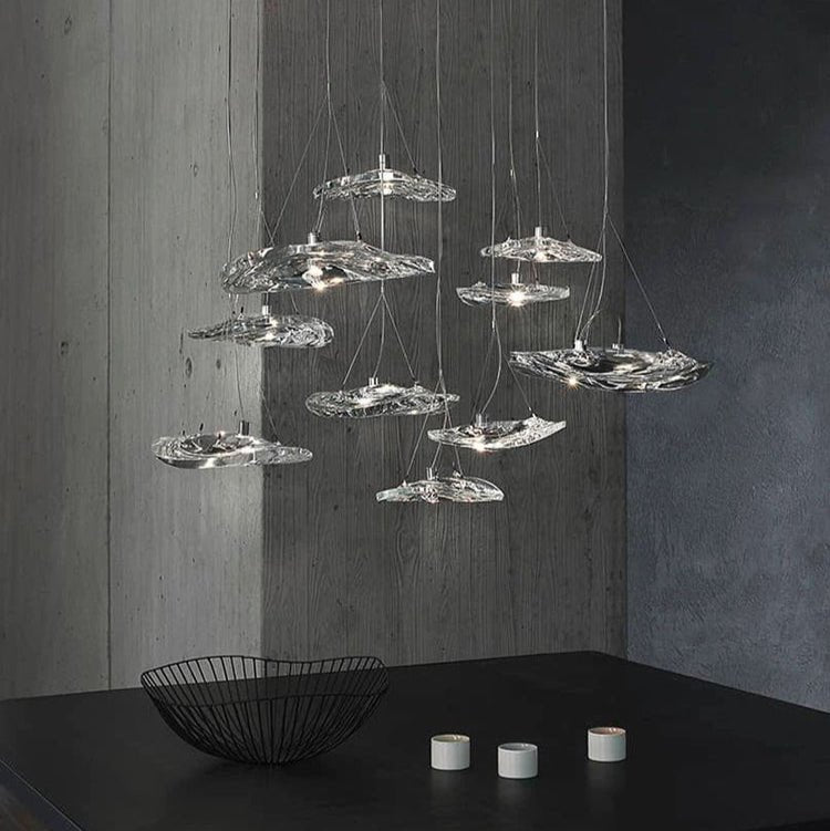 Manta Drift Class Crystal Chandelier