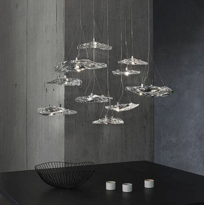 Manta Drift Class Crystal Chandelier