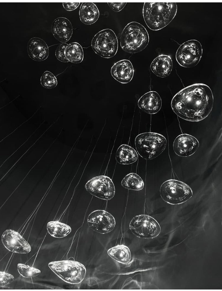 Manta Drift Class Crystal Chandelier
