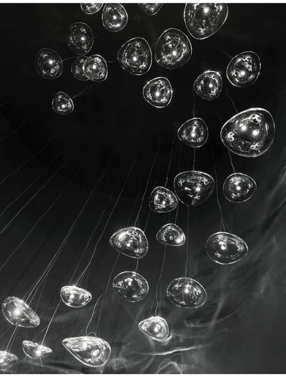 Manta Drift Class Crystal Chandelier