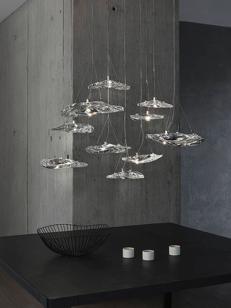 Manta Drift Class Crystal Chandelier