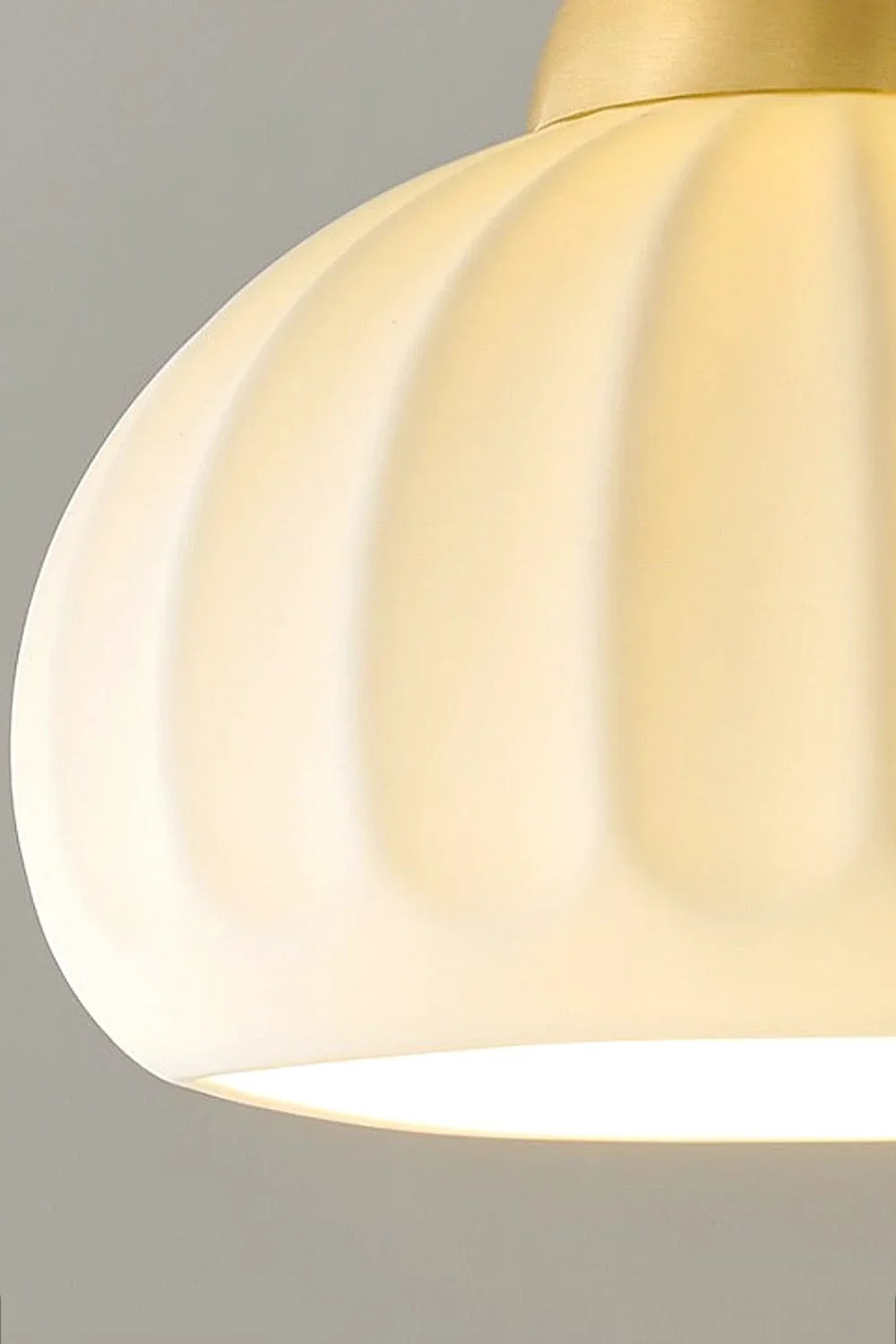 Ceramic Brass Ceiling Light - view 14 | morylighting