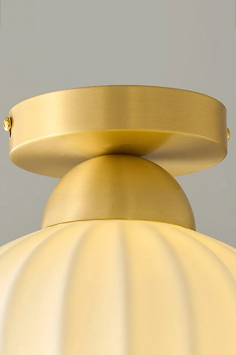 Ceramic Brass Ceiling Light - view 15 | morylighting