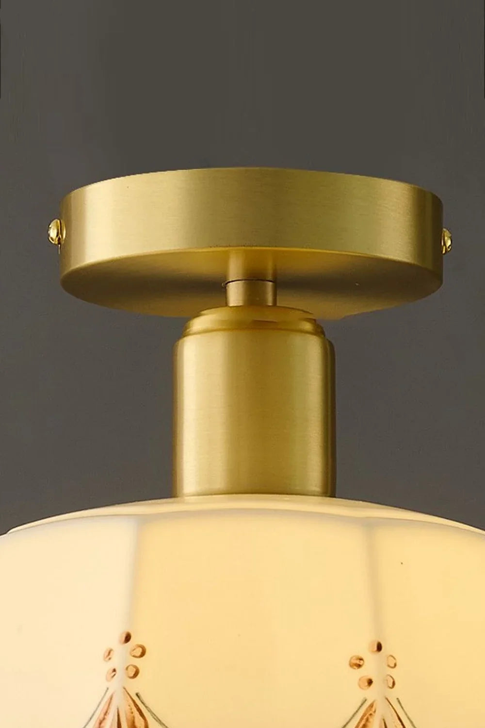 Ceramic Printed Ceiling Light - view 10 | morylighting