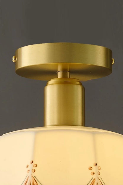Ceramic Printed Ceiling Light - view 10 | morylighting