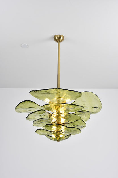 Chandelier Green - view 2 | morylighting