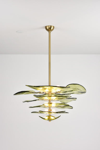 Chandelier Green - view 4 | morylighting