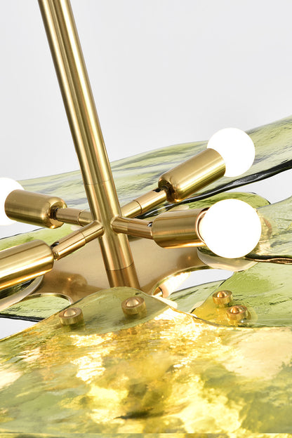 Chandelier Green - view 9 | morylighting