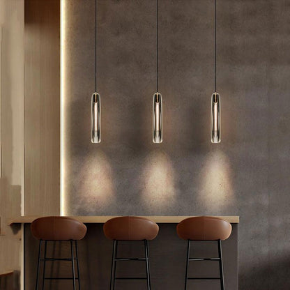 Fenella Crystal Pendant Light Over Kitchen Island