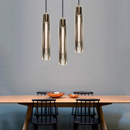 Fenella Crystal Pendant Light Over Kitchen Island