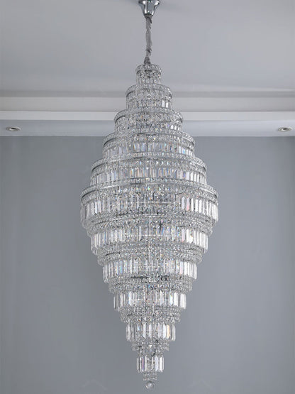 Morylighting Grand Lumina Extra Large Round Crystal Chandelier - Background Shot