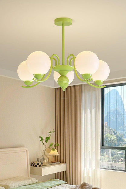 Citrus Globe Chandelier - view 2 | morylighting