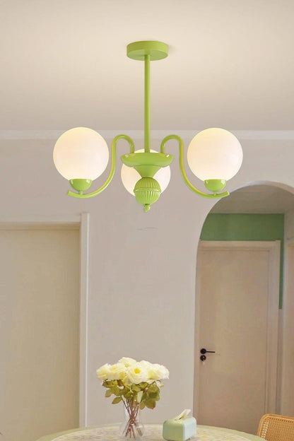 Citrus Globe Chandelier - view 4 | morylighting