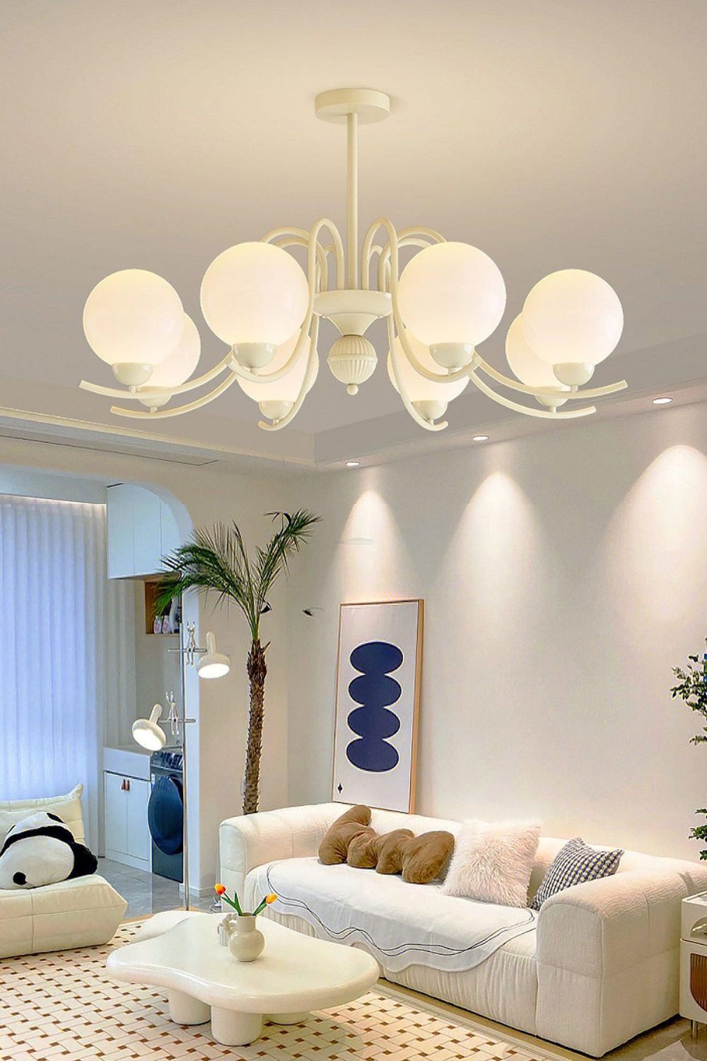 Citrus Globe Chandelier - view 3 | morylighting