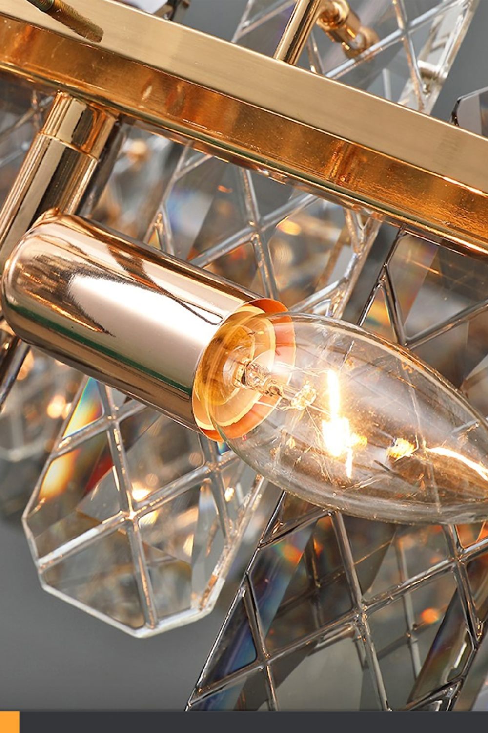 Clear Crystal Drum Pendant Lamp - morylighting