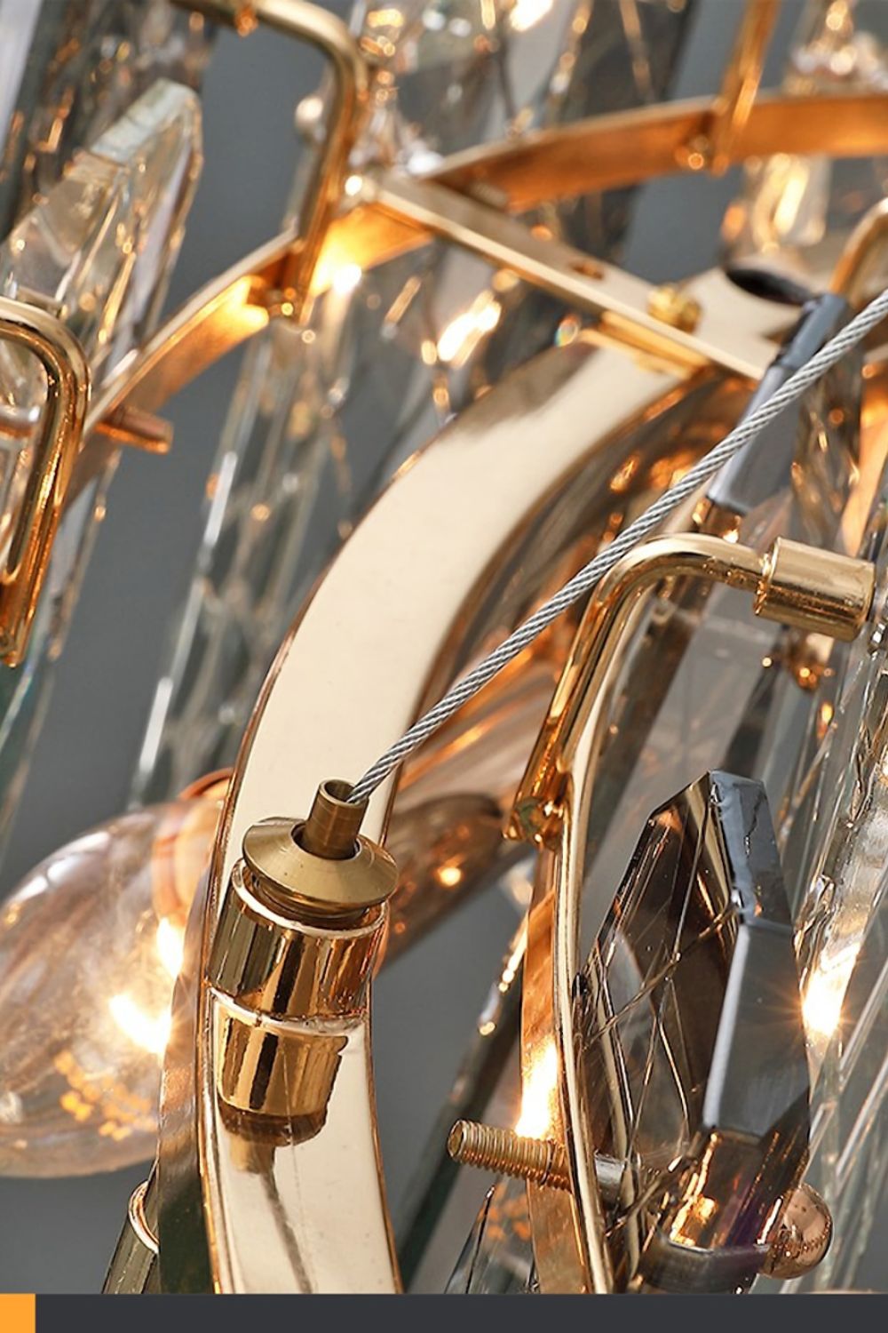 Clear Crystal Drum Pendant Lamp - morylighting