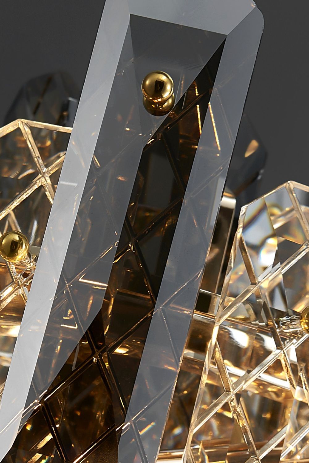 Clear Crystal Drum Pendant Lamp - morylighting
