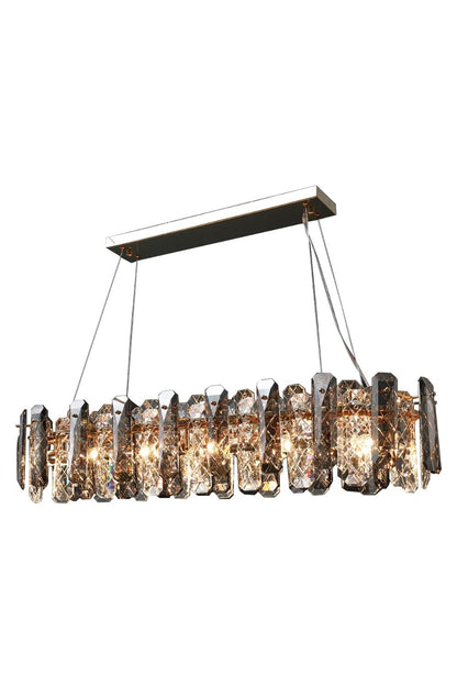Clear Crystal Drum Pendant Lamp - morylighting
