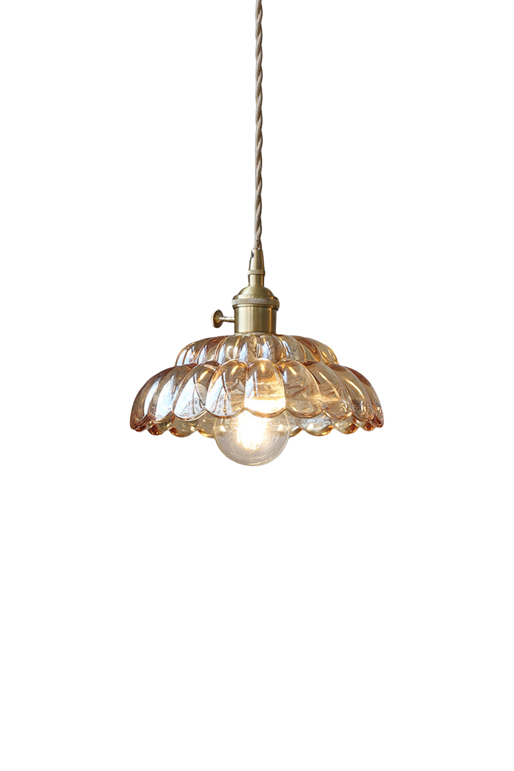Clear Blossom Glass Shade Pendant Lamp | morylighting