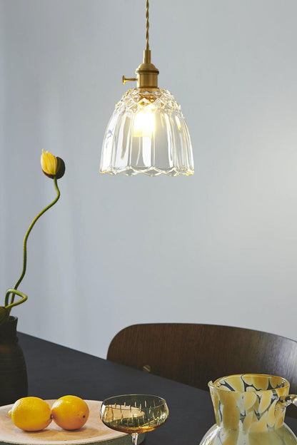 Clear Glass Fulbright Pendant Light - view 3 | morylighting