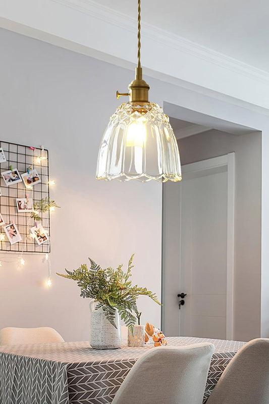 Clear Glass Fulbright Pendant Light - view 2 | morylighting