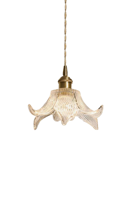 Clear Petal Glass Pendant Lamp | morylighting