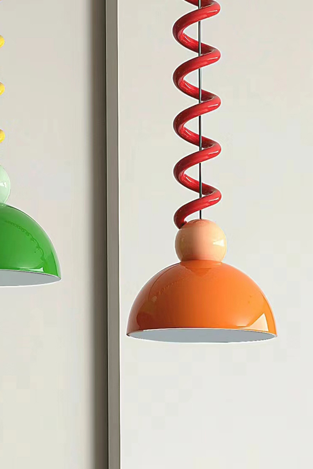 Coil Spring Pendant Light - view 4 | morylighting