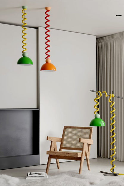 Coil Spring Pendant Light - view 2 | morylighting