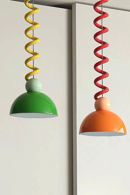 Coil Spring Pendant Light - view 3 | morylighting