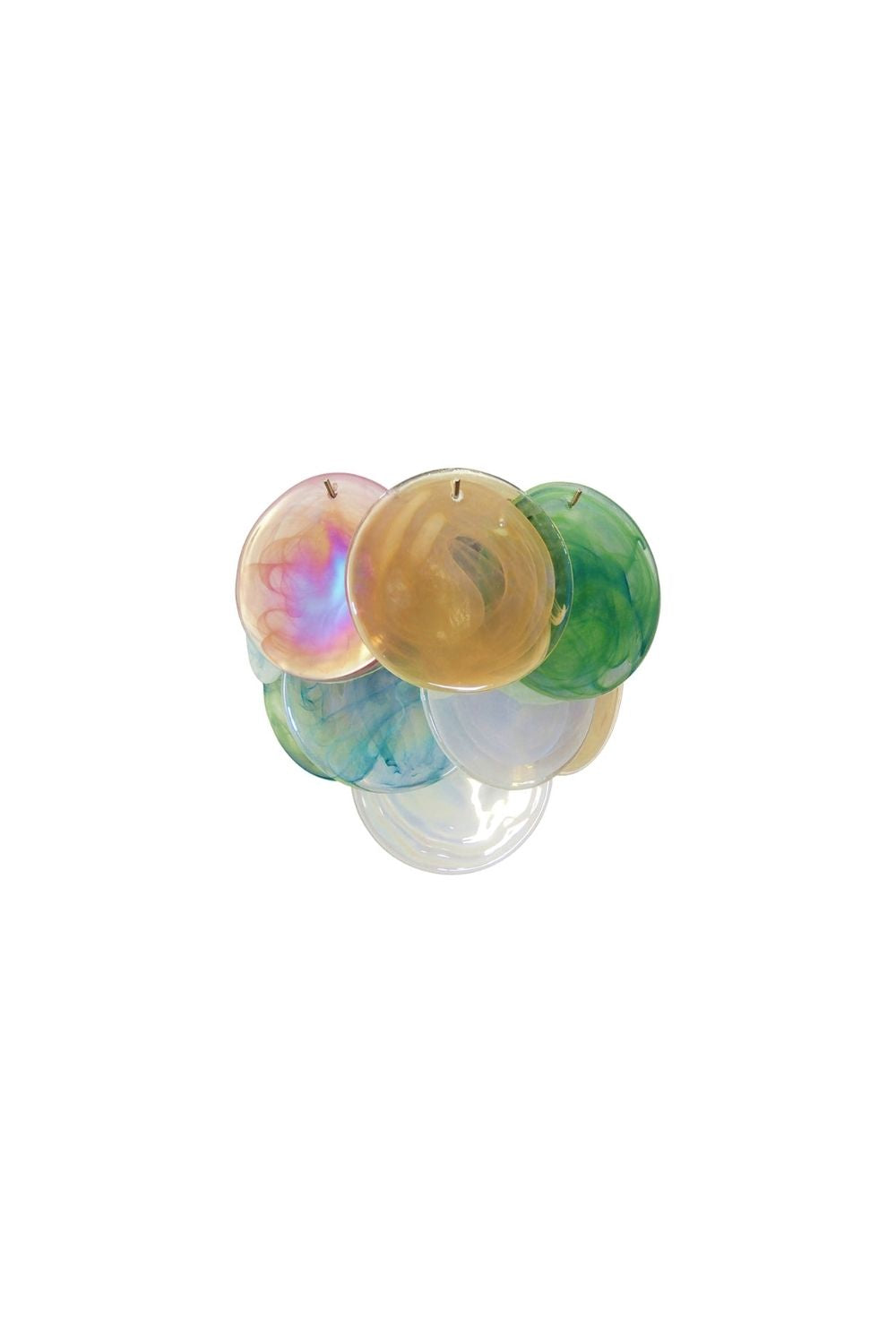 Colorful Art Glass Discs Wall Lamp | morylighting
