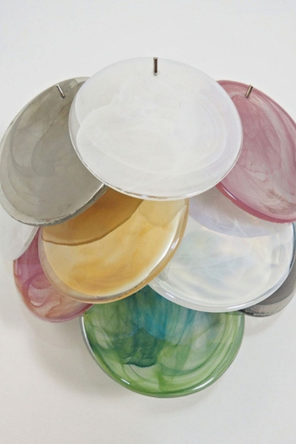 Colorful Art Glass Discs Wall Lamp - view 16 | morylighting