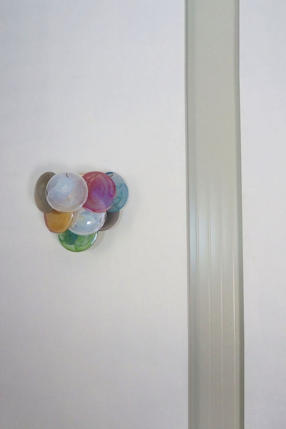 Colorful Art Glass Discs Wall Lamp - view 4 | morylighting