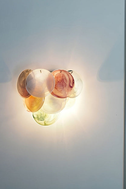 Colorful Art Glass Discs Wall Lamp - view 18 | morylighting