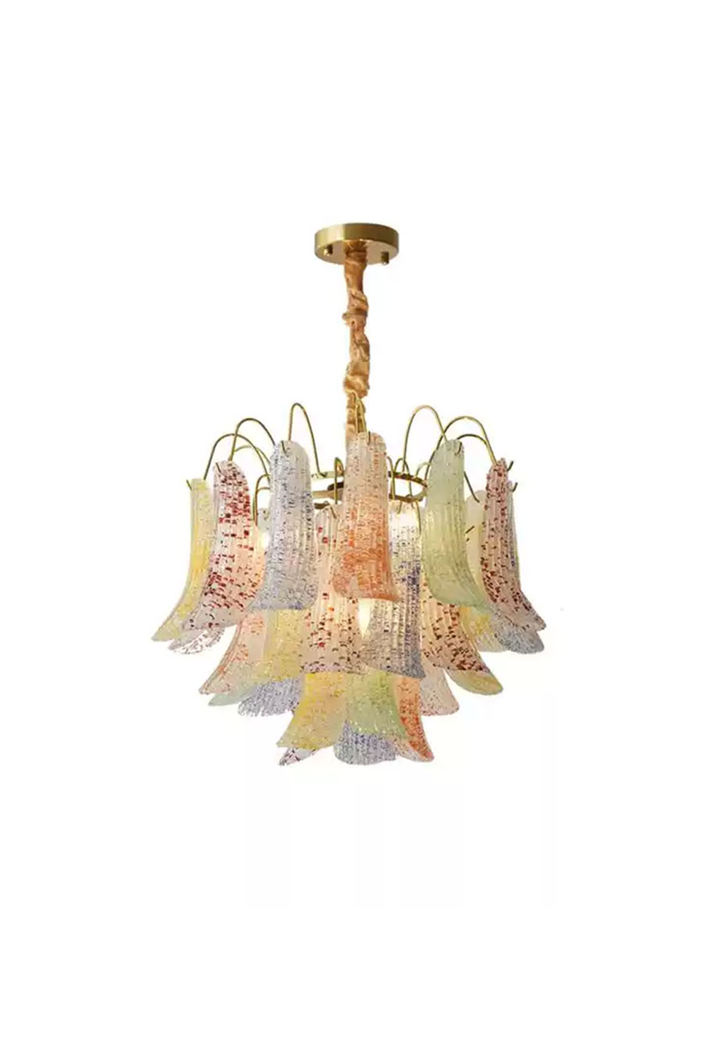 Colorful Art Glass Chandelier | morylighting