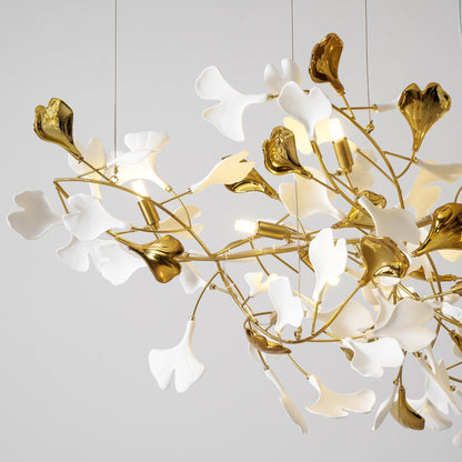 Gingko Ceramics Combination Branch Chandelier