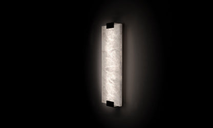 Morylighting Aura Alabaster Wall Sconce - Background Shot